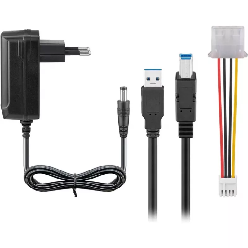 Išorinis HDD/SSD adapteris WENTRONIC USB 3.0 – Goobay 72013 (IDE/SATA palaikymas)