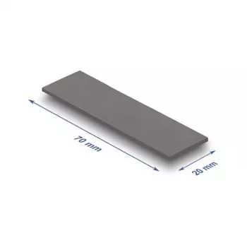 Termo pagalvėlė DeLOCK 18467 3,2 W/m·K pilka 20x70x1,75 mm