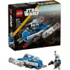 LEGO Star Wars „Kapitonas Reksas“ Y-Wing mikro naikintuvas – žaislinis laivas su minifigūrėle, 6+ metų berniukams
