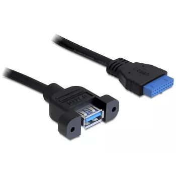 USB 3.0 vidinis lizdo laidas DeLOCK 83118 0,5 m juodas