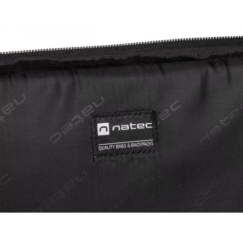 Portfelis NATEC Beira 39,6 cm (15,6 colio) – poliesteris, 1 pagrindinis skyrius, peties diržas, juoda