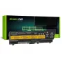Baterija Green Cell LE05, skirta Lenovo ThinkPad T410 T420 T510 T520 W510 Edge 14 15 E525 — 11,1V 4400mAh Li-Ion, 6 elementų, juoda