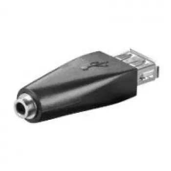 Wentronic Goobay USB 2.0 Hi-Speed adapteris - USB 2.0 lizdas (A tipas) > 3,5 mm lizdas (3 kontaktai, stereo) (93982)