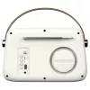 Nešiojamas radijas SAVIO RS-02 — analoginis FM imtuvas, Bluetooth 5.3, USB maitinimas, 3 W, baltas
