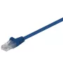 Wentronic Goobay CAT 5e jungiamasis laidas, U/UTP, mėlynas, 0,5 m - CCA vario mišinys (68335)