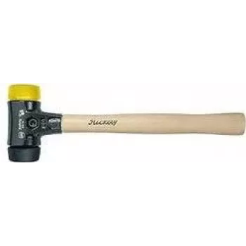 Negriūžtantis plaktukas Wiha Safety 26434 su medine rankena, juodas/geltonas, 290 mm, 300 g