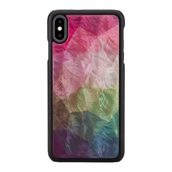 Apsauginis dėklas iKins iPhone XS Max – vandens gėlės raštas, juodas
