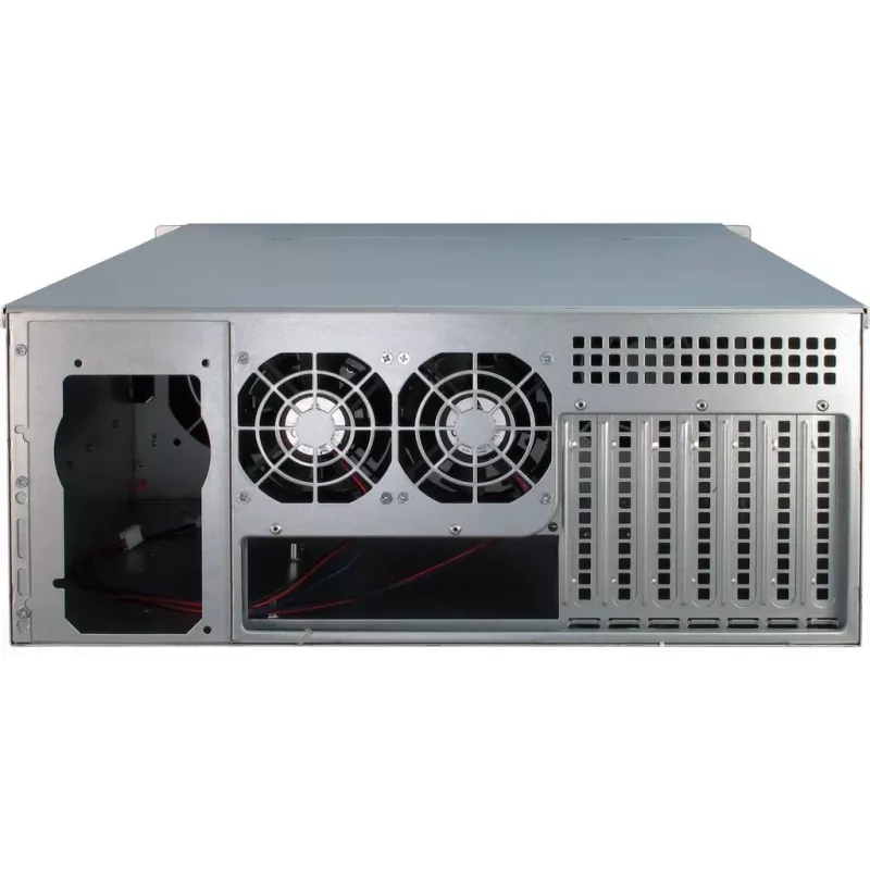Serverinis korpusas Inter-Tech 4U-4424 Rack juodas, sidabrinis