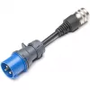 Saugos adapteris JUICE CONNECTOR, CEE32 / 230V, vienfazis (mėlynas, skirtas JUICE BOOSTER 2)
