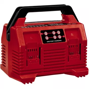 EINHELL Power X-Quattrocharger 4A – universalus Power X-Change įkroviklis 4 akumuliatoriams (LED būsenos indikacija, lygiagretusis įkrovimas, greitasis įkrovimas, įkrovimo valdymas)