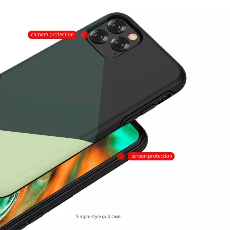 Apsauginis dėklas Devia iPhone 11 Pro Max – žalias paprasto stiliaus