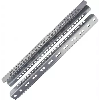 LOGON RAX405 nerūdijančio plieno stovo bėgių rinkinys 48,3 cm