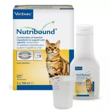 Mitybinis tirpalas katėms VIRBAC NUTRIBOUND 3 x 150 ml