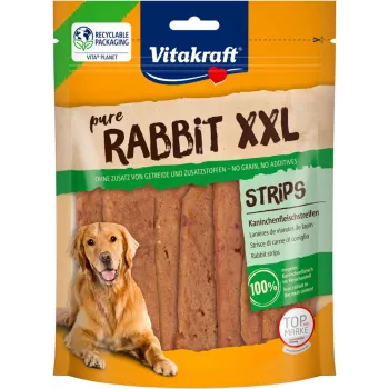 VITAKRAFT Pure Rabbit Strips - šunų skanėstas - 250 g