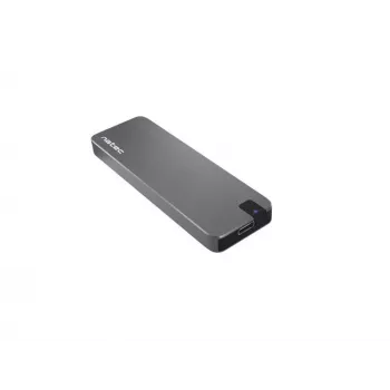 SSD dėklas NATEC Rhino M.2 NVMe Juodas 2 TB USB Type-C, M.2 NVMe, USB 3.1 Gen 2, palaiko 30 mm