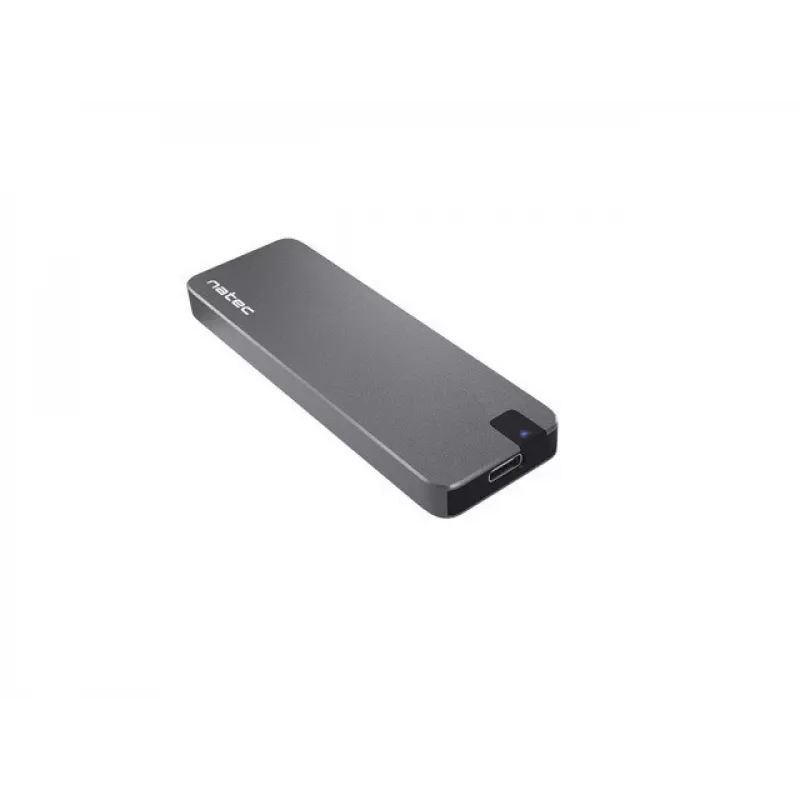 SSD dėklas NATEC Rhino M.2 NVMe Juodas 2 TB USB Type-C, M.2 NVMe, USB 3.1 Gen 2, palaiko 30 mm
