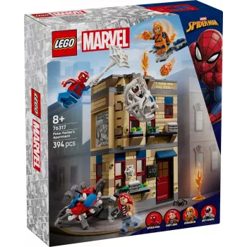 LEGO Marvel rinkinys 76317 Peter Parker butas su Žmogumi-Voru minifigūrėle
