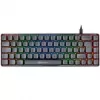 GAMIAC TKL69G SF žaidimų klaviatūra, Kailh Blue jungikliai - juoda/pilka