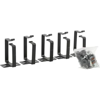 Kabelio žiedas LOGON RAO120BL juodas aliuminis 44x60x44mm