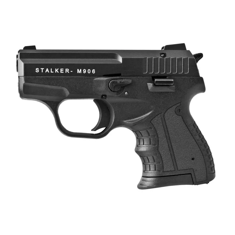 Signalinis pistoletas STALKER M906 BAS, kalibras .22 Long Blank (6 mm), juodas