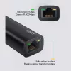 Aukey CB-A30 USB-C į Gigabit RJ45 eterneto adapteris 10/100/1000 Mbps, USB 3.0, aliuminis, LED indikatoriai