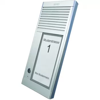 AGFEO DoorSpeak 1, laidinis, IP33, aliuminis, sieninis, 115 mm