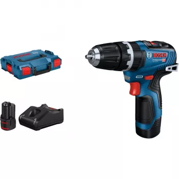 Gręžtuvas Bosch GSB 12V-35 2x3Ah LBOXX 06019J9000