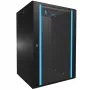 Sieninis stovas Extralink 18U 600x600 juodas su spynos raktu