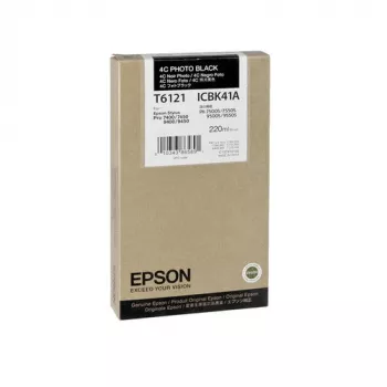 Epson T612100 originalinis fotodėžės kasetė Photo Black 220 ml