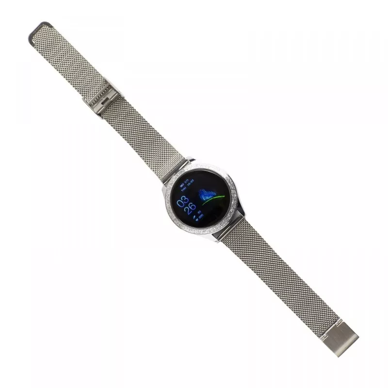 Išmanusis laikrodis ORO-MED ORO-SMART CRYSTAL SILVER