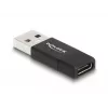 DeLOCK 60001 Jungties keitiklis USB A į USB C, juodas