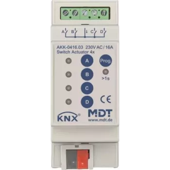 MDT AKK-0416.03 perjungimo pavara 4 kanalų, 2TE, REG, 16A, 70µ