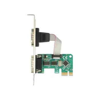 PCIe sąsajos plokštė DeLOCK 89918, 2×RS-232