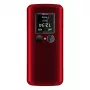 Beafon Fold 10 Silver Line raudonai-sidabrinis Dual SIM sulankstomas telefonas