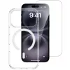 4smarts 360° Premium Protection apsauginis rinkinys, skirtas Apple iPhone 17 Pro, suderinamas su MagSafe, permatomas