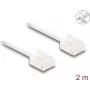 DeLOCK RJ45 Cat.6 2 m baltas tinklo kabelis