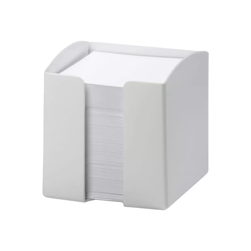 Durable TREND Square White bloknotų dėklas 105x100x100 mm