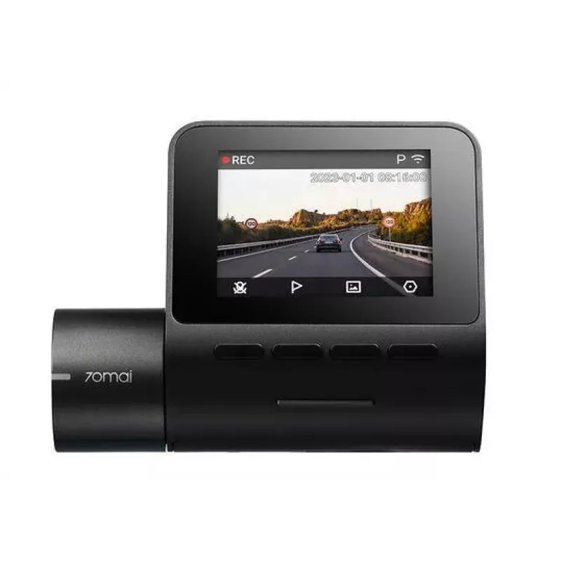 Automobilinis vaizdo registratorius 70mai A200 DVR — Full HD 1920x1080, 130° plačiakampis, 60 kadrų/s, naktinis režimas, 2 colių IPS ekranas, ciklinis įrašymas, G-sensorius, microSD iki 128GB