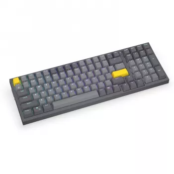 Celeris 1800, žaidimų klaviatūra pilka, US išdėstymas, ENDORFY Yellow by Gateron