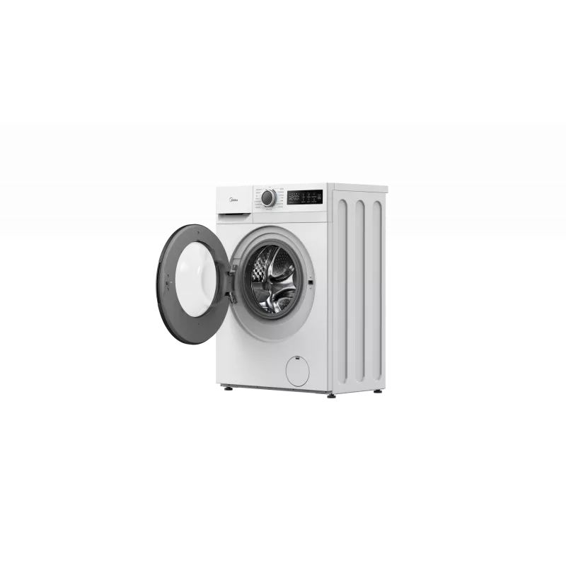 Priekinio pakrovimo skalbimo mašina Midea MF110W70B/W-HR — 7 kg, 1200 aps./min., A, 60×40 cm, LED ekranas, garų funkcija, balta