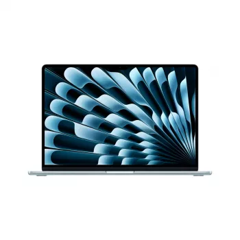 MacBook Air 15 M5, dangaus mėlynas, M5 (10-CPU/10-GPU), 16GB, 512GB, JAV anglų, be maitinimo adapterio