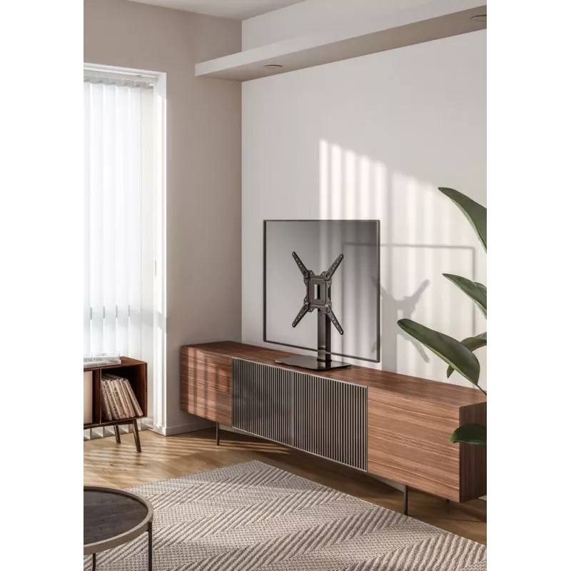 Gembird TVS-D55S-01 stalinis televizoriaus stovas (pasukamas), 23–55 col., juodas