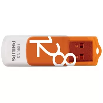 Philips FM12FD00B USB atmintinė 128 GB USB Type-A 3.2 Gen 1 (3.1 Gen 1) Oranžinė, Balta