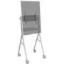 Vision VFM-F10 vežimėlis plokščiaekraniams televizoriams, plieninis, baltos spalvos, 127-139,7 cm (50-55 col.)