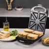 Sumuštinių keptuvė Cecotec Rock'nToast Family 3in1, 1500 W, 3 plokštės, juoda