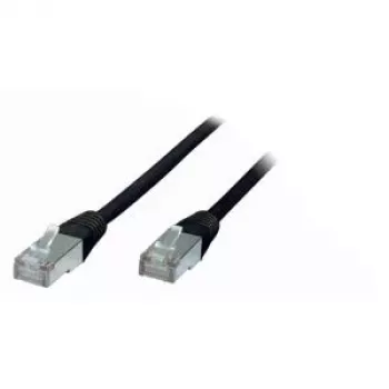 S/CONN Cat5e F/UTP (FTP) tinklo kabelis RJ45–RJ45 vyriškas, 2 m, juodas
