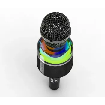 Belaidis karaoke mikrofonas su garsiakalbiu Gembird GMB Audio MICBT-01-BK