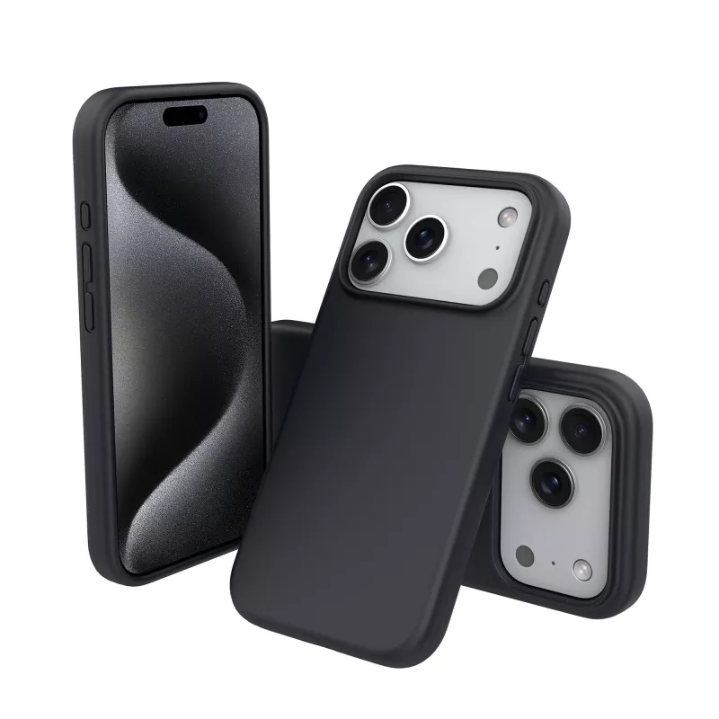 StyleShell SHOCK (Juoda, iPhone 17 Pro, suderinama su MagSafe)