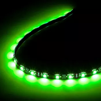 Universali LED juosta Lamptron FlexLight Pro – žalias švytėjimas, įvairiaspalvis korpusas