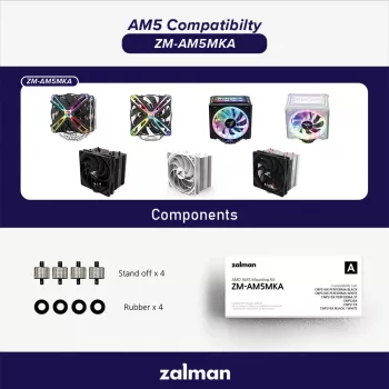 Montavimo rinkinys ZALMAN ZM-AM5MKA, skirtas AMD procesoriams
